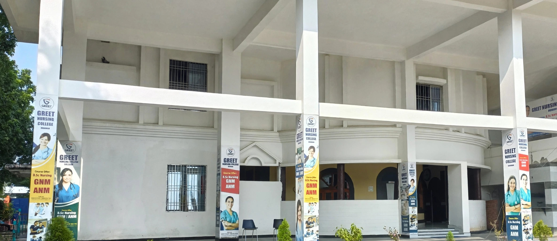 The GREET campus building at Pachrukhi, Rajdhanwar